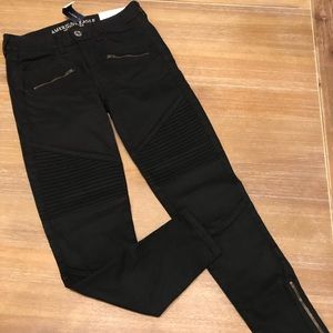 American Eagle High Rise Jeggings - Size 2R - Blk